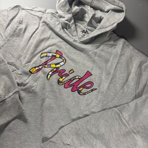 The Phluid Project Pride Graphic‎ Hoodie 3X Gray Gender Free Fleece